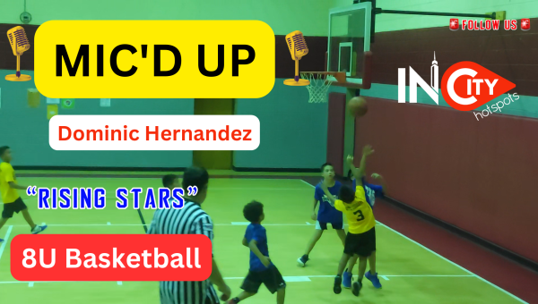 🏀 Unleashing Courage on the Court: MIC&quot;D UP with Dominic Hernandez! InCity HotSpots | Rising Stars